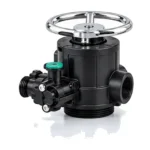 Runxin manual softener valve with hand wheel and brine injector