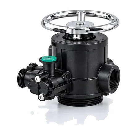 Runxin manual softener valve with hand wheel and brine injector