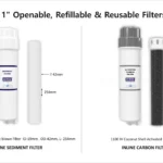ORG catalogue page: 11-inch openable, refillable and reusable filters