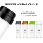 ORG catalogue page: opaque pre-filter housing and colour range