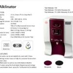 ORG catalogue page: todi Alkalinator specifications and features