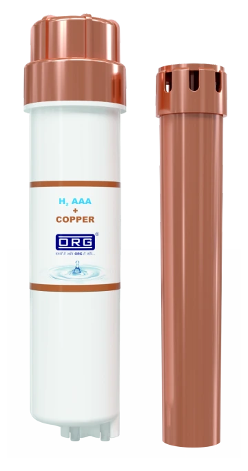 ORG 11-inch H2 AAA + copper filter with copper cap and refill