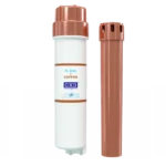 ORG 11-inch H2 alkaline filters: AAA (blue), AAA + copper and AAA + zinc + copper, each with its refill
