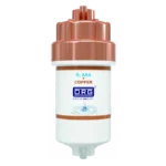 ORG 4-inch H2 mini alkaline filters in blue, copper and grey