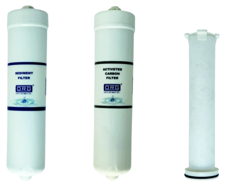 ORG inline welded sediment and activated carbon filters with the melt-blown element