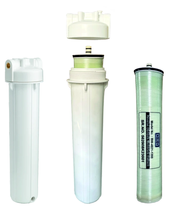 ORG 4021 PRO membrane housing, cap and LE-4021 PRO membrane element