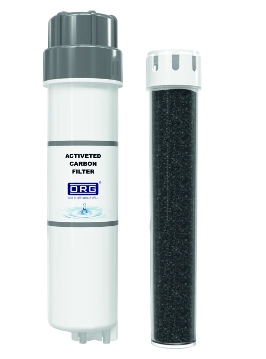ORG 11-inch openable carbon filter with its coconut-shell carbon canister
