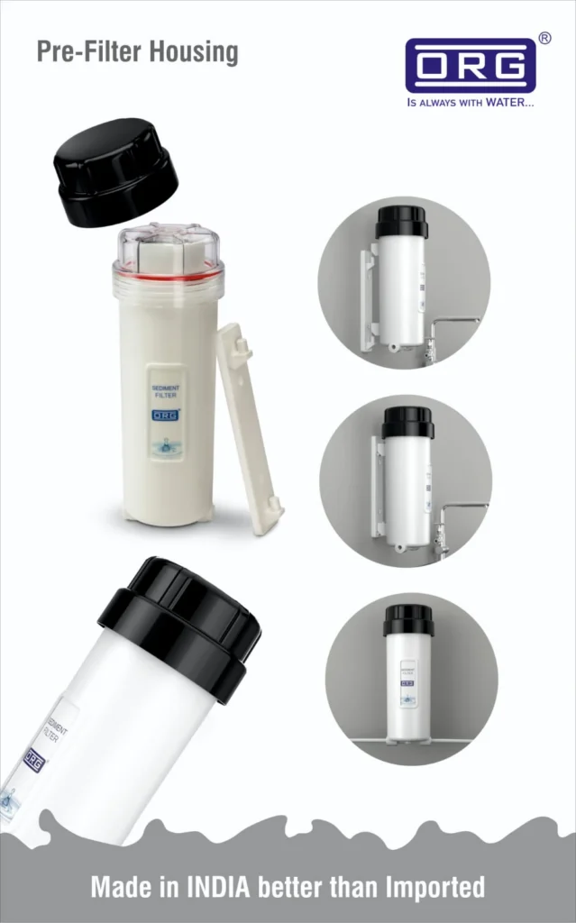 ORG pre-filter housing poster