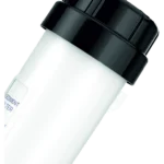 ORG opaque pre-filter housing with black cap, close-up