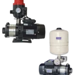 ORG auto booster pump with pressure controller and traditional pump with pressure tank
